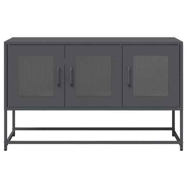 vidaXL TV-skap Antrasitt 100,5x39x60,5 cm Kaldvalset stål