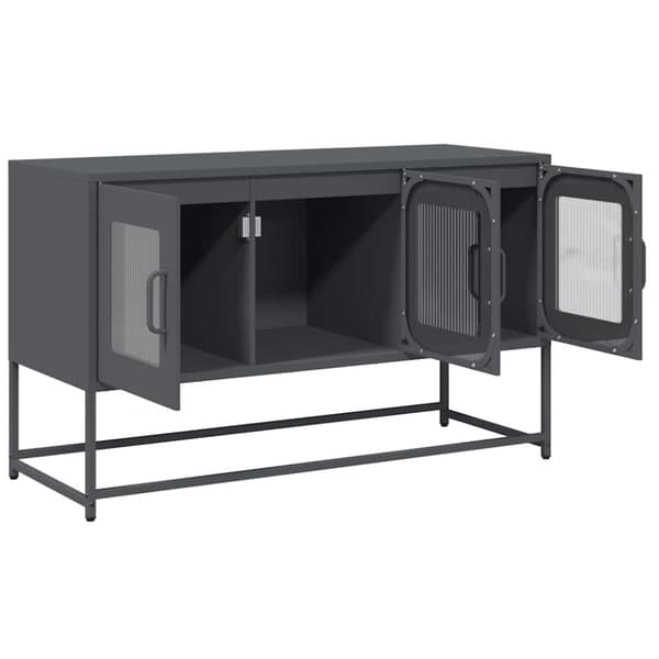 vidaXL TV-skap Antrasitt 100,5x39x60,5 cm Kaldvalset stål