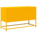Miniatyrbilde 9 av 11: vidaXL TV-skap Sennep Gul 100,5x39x60,5 cm Kaldvalset stål