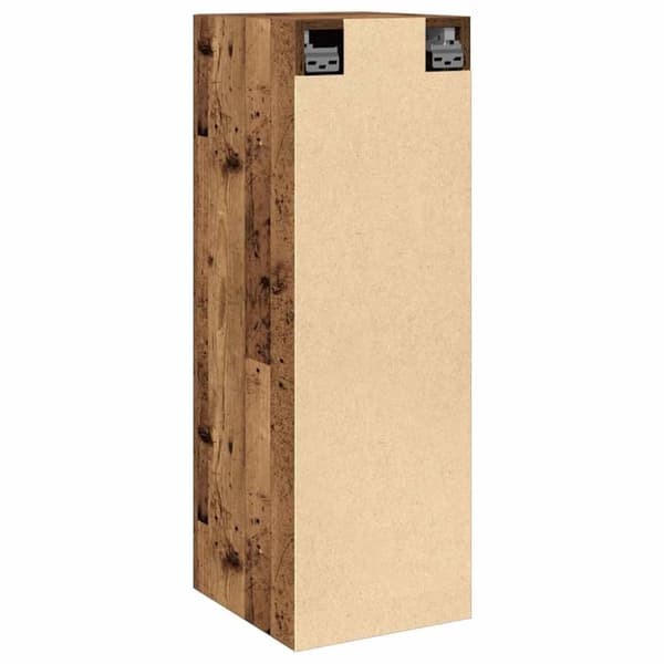 vidaXL TV-benk 2 stk gammelt tre 30,5x30x90 cm konstruert tre