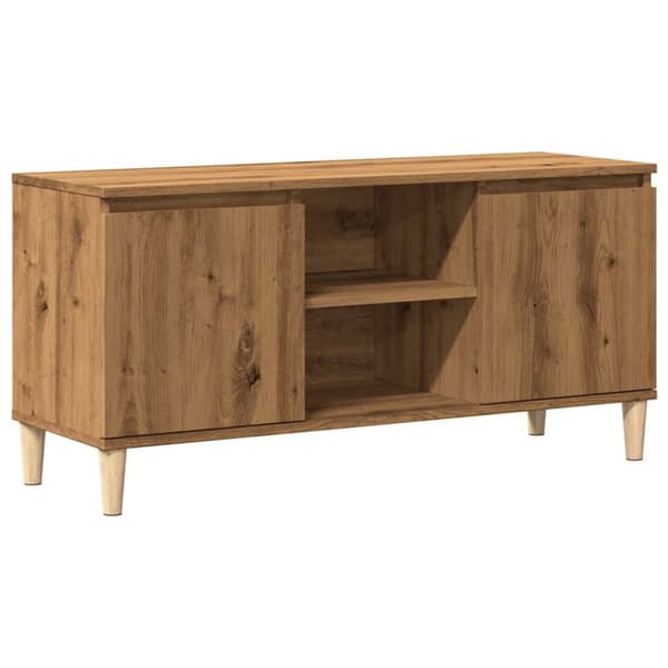 vidaXL TV-taso artesaani tammi 102x35x50 cm tekninen puu