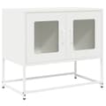 Miniatyrbilde 3 av 11: vidaXL TV-skap Hvit 68x39x60,5 cm Kaldvalset Stål