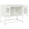 Miniatyrbilde 6 av 11: vidaXL TV-skap Hvit 68x39x60,5 cm Kaldvalset Stål