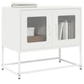 Miniatyrbilde 2 av 11: vidaXL TV-skap Hvit 68x39x60,5 cm Kaldvalset Stål