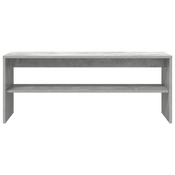 vidaXL TV-benk betonggrå 100x40x40 cm sponplate