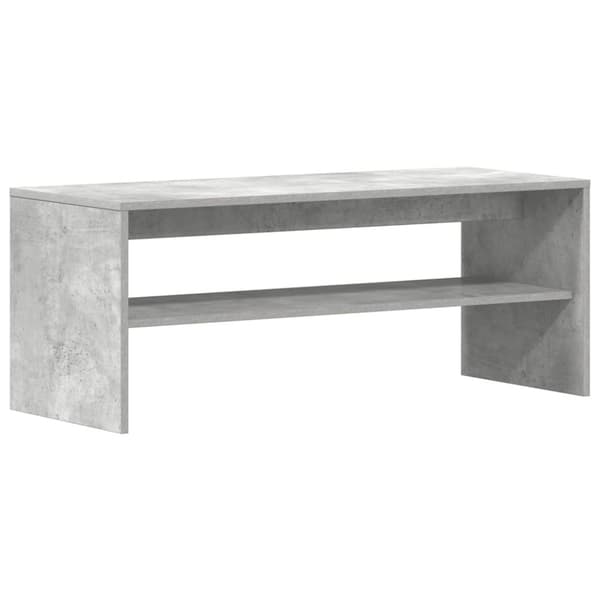vidaXL TV-benk betonggrå 100x40x40 cm sponplate
