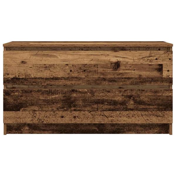vidaXL TV-benk gammelt tre 100x35x54 cm konstruert tre