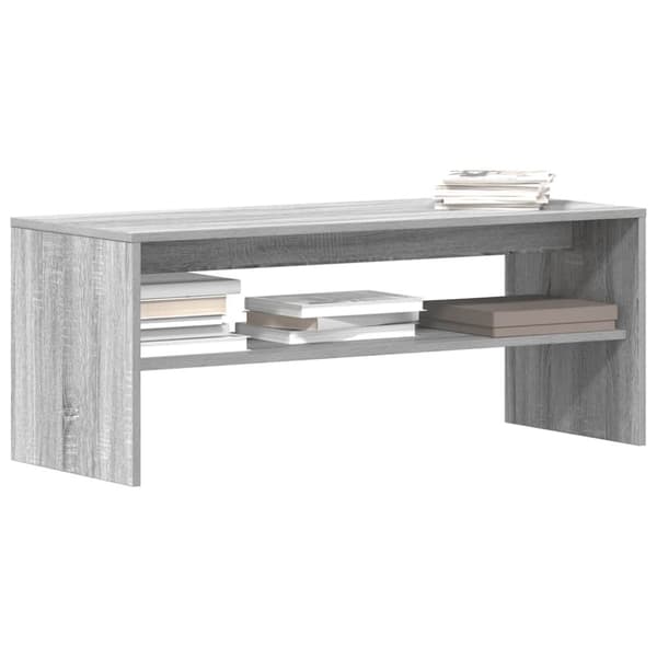 vidaXL TV-taso harmaa Sonoma 100x40x40 cm tekninen puu