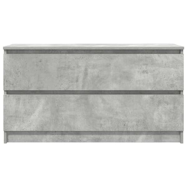 vidaXL TV-benk betonggrå 100x35x54 cm konstruert tre