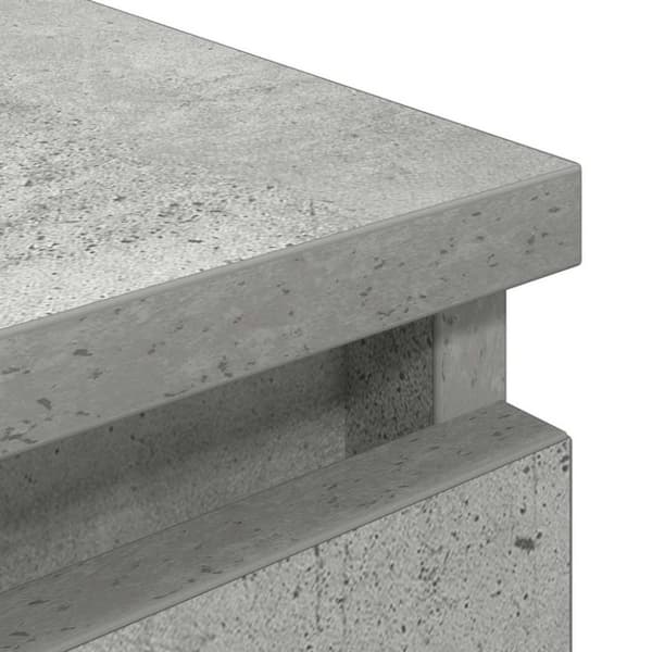 vidaXL TV-benk betonggrå 100x35x54 cm konstruert tre
