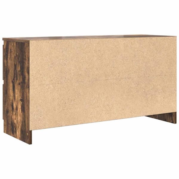 vidaXL TV-benk røkt eik 100x35x54 cm konstruert tre