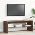 Miniatyrbillede 4 af 11: vidaXL tv-bord 100x40x40 cm konstrueret træ brun egetræsfarve
