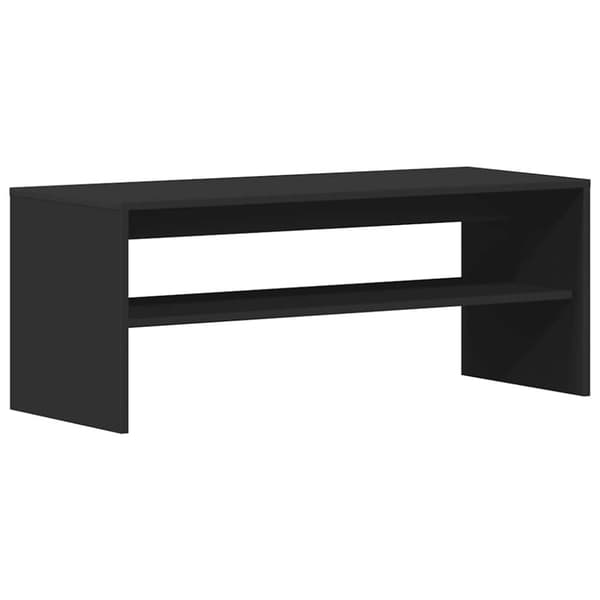 vidaXL TV-bänk svart 100x40x40 cm konstruerat trä