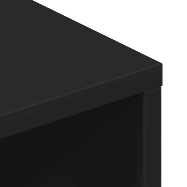 vidaXL TV-bänk svart 100x40x40 cm konstruerat trä
