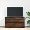 Miniatyrbilde 4 av 11: vidaXL TV-benk sonoma eik 100x35x54 cm konstruert tre