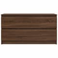 Miniatyrbilde 7 av 11: vidaXL TV-benk sonoma eik 100x35x54 cm konstruert tre