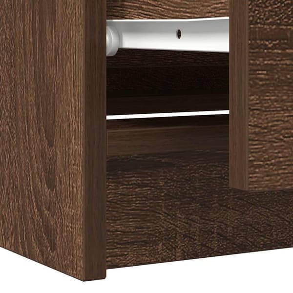 vidaXL TV-benk sonoma eik 100x35x54 cm konstruert tre