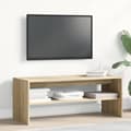 Miniatyrbild 4 av 11: vidaXL Tv-bänk sonoma-ek 100x40x40 cm konstruerat trä