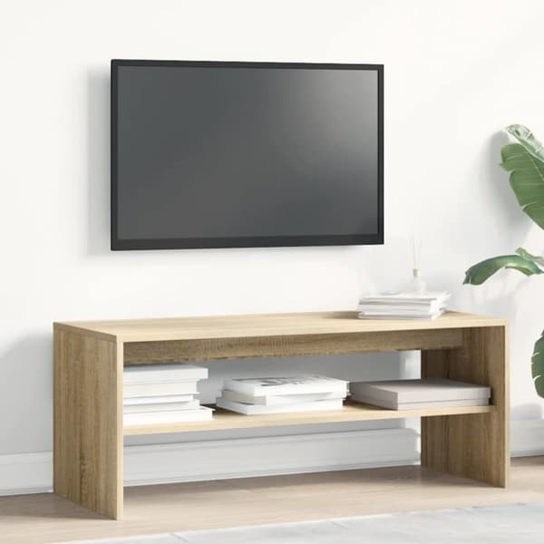vidaXL Tv-bänk sonoma-ek 100x40x40 cm konstruerat trä