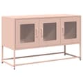 Pikkukuva 3 / 11: vidaXL TV Kaappi Pinkki 100,5x39x60,5 cm Kylmävalssattu teräs