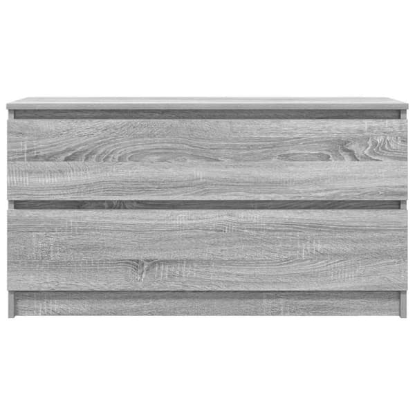vidaXL TV-bänk grå sonoma 100x35x54 cm konstruerat trä