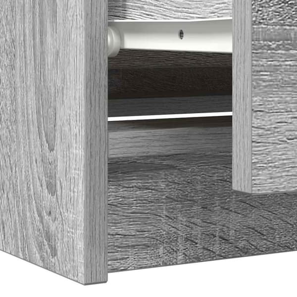 vidaXL TV-bänk grå sonoma 100x35x54 cm konstruerat trä