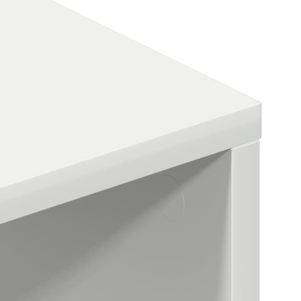 vidaXL TV-bänk vit 100x40x40 cm konstruerat trä