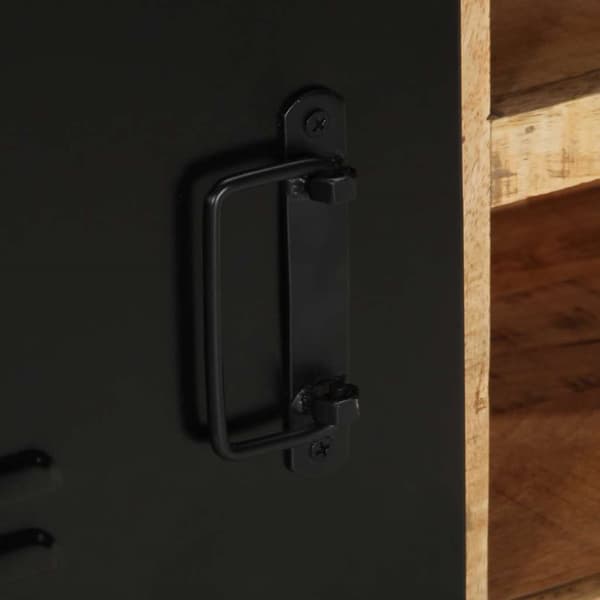vidaXL Tv-bänk 80x30x40 cm massivt grovt mangoträ