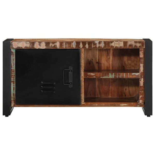 vidaXL TV-bänk 80x30x40 cm massivt trä återvunnet