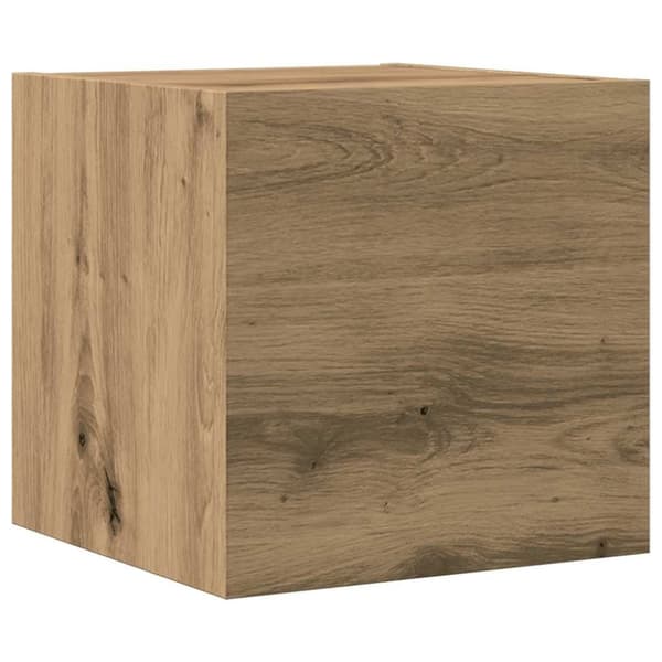 vidaXL TV-skapsett 7 deler veggmontert artisan eik