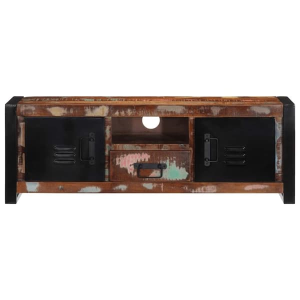 vidaXL TV-bänk 100x30x35 cm massivt trä återvunnet