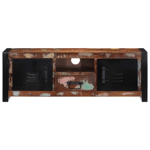 vidaXL TV-kaappi 100x30x35 cm Kierrätetty massiivipuu