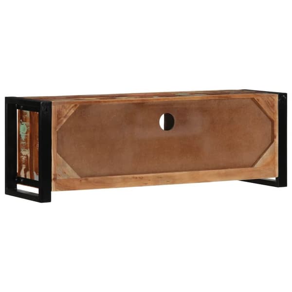 vidaXL TV-kaappi 100x30x35 cm Kierrätetty massiivipuu