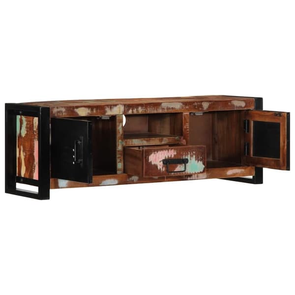 vidaXL TV-kaappi 100x30x35 cm Kierrätetty massiivipuu