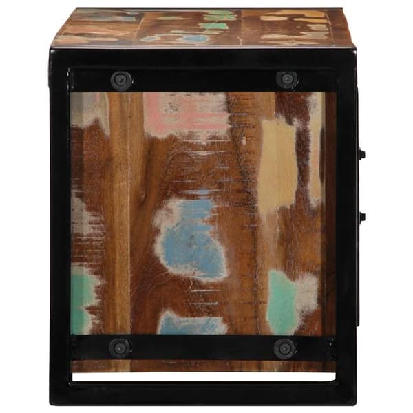 vidaXL TV-benk 80x30x35 cm gjenvunnet heltre