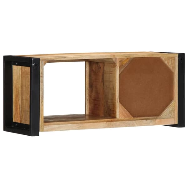 vidaXL TV-benk 80x30x35 cm grovt heltre mangotre