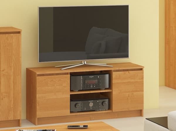 TV-bänk 120 cm 2D 1P VALNÖT