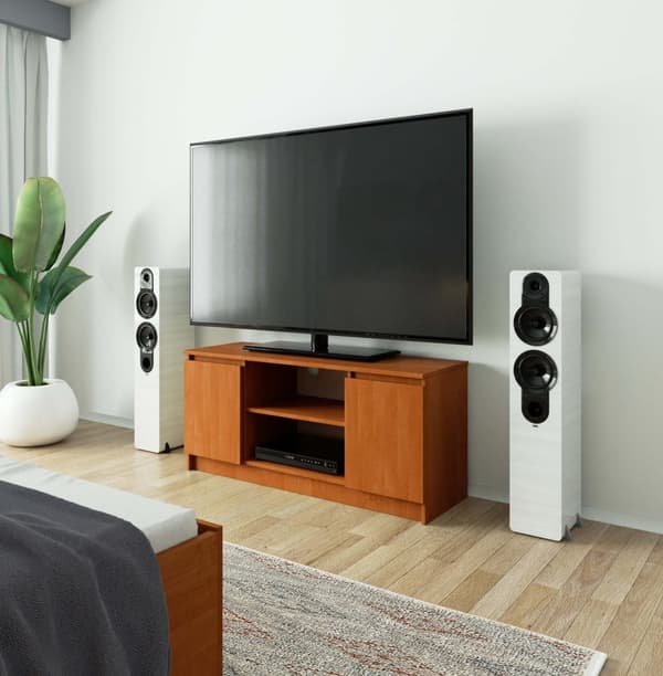 TV-bänk 120 cm 2D 1P VALNÖT