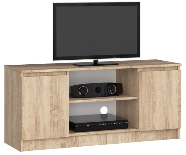 TV-skab 120 cm 2D 1P SONOMA