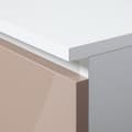Miniatyrbillede 4 af 7: TV-bord 120 cm til fjernsyn - hvid-kapucino højglans