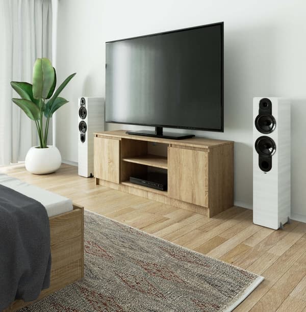 TV-bänk 140 cm 2D 1P SONOMA