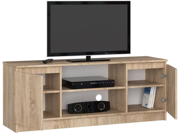 TV-bänk 140 cm 2D 1P SONOMA