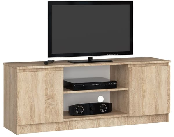 TV-bänk 140 cm 2D 1P SONOMA