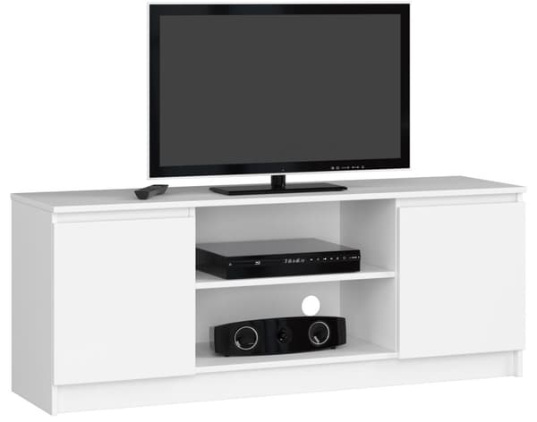 TV-bänk 140 cm 2D 1P VIT