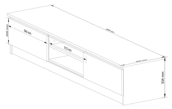 TV-BENK K160 CLP DÄLÄ ARTISAN