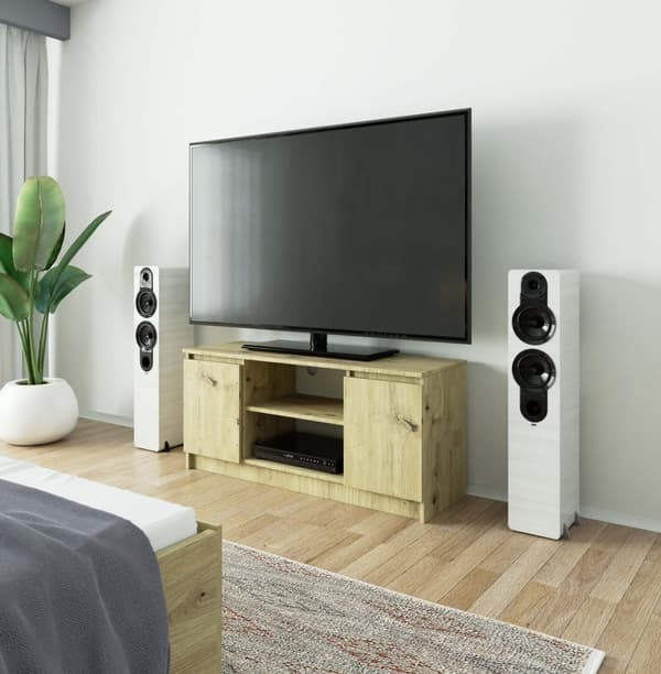 TV-BORD K120 2D 1P CLP DĄB ARTISAN