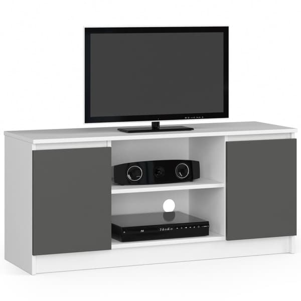 TV-BENK K120 2D 1P CLP VIT / GRÅ
