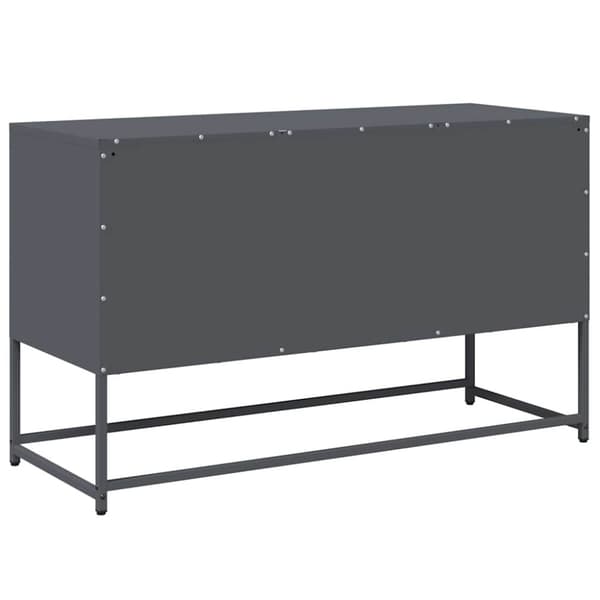 vidaXL TV-taso antrasiitti 100,5x39x60,5 cm teräs