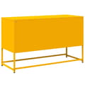 Miniatyrbillede 9 af 11: vidaXL tv-bord 100,5x39x60,5 cm stål sennepsgul