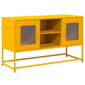 Miniatyrbillede 1 af 11: vidaXL tv-bord 100,5x39x60,5 cm stål sennepsgul